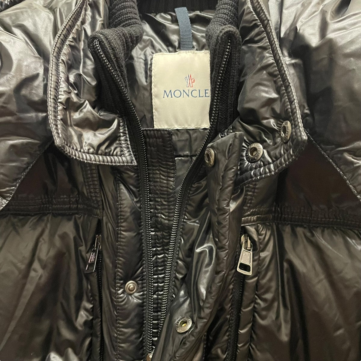 MONCLER(モンクレール) ダウンコートG32-003 G32-003 ブラック サイズ 2｜【公式】カインドオルオンライン  ブランド古着・中古通販【kindal】