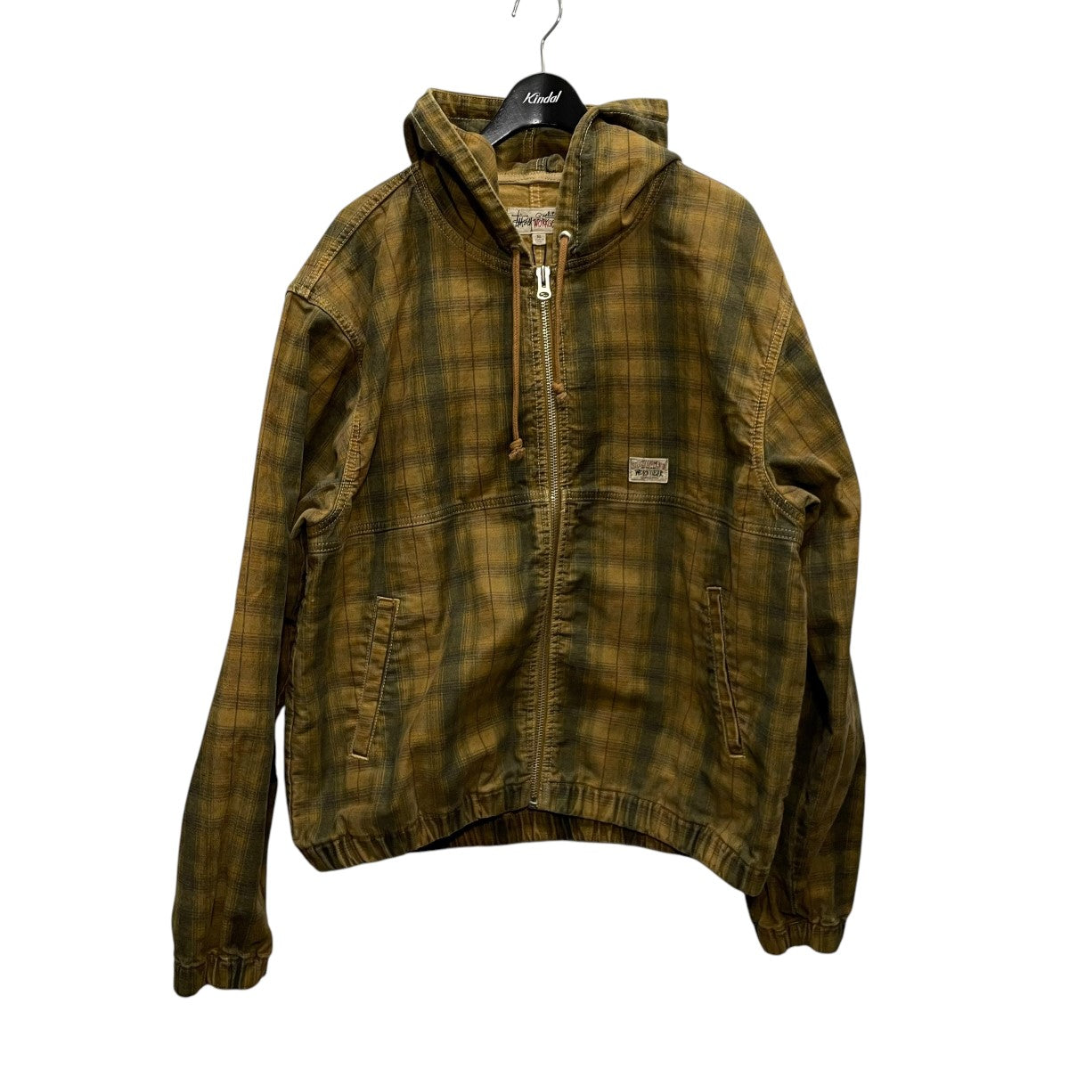 stussy(ステューシー) 24SSWORK JACKET UNLINED PLAIDワークジャケットパーカー115768 115768 ベージュ  サイズ XL｜【公式】カインドオルオンライン ブランド古着・中古通販【kindal】