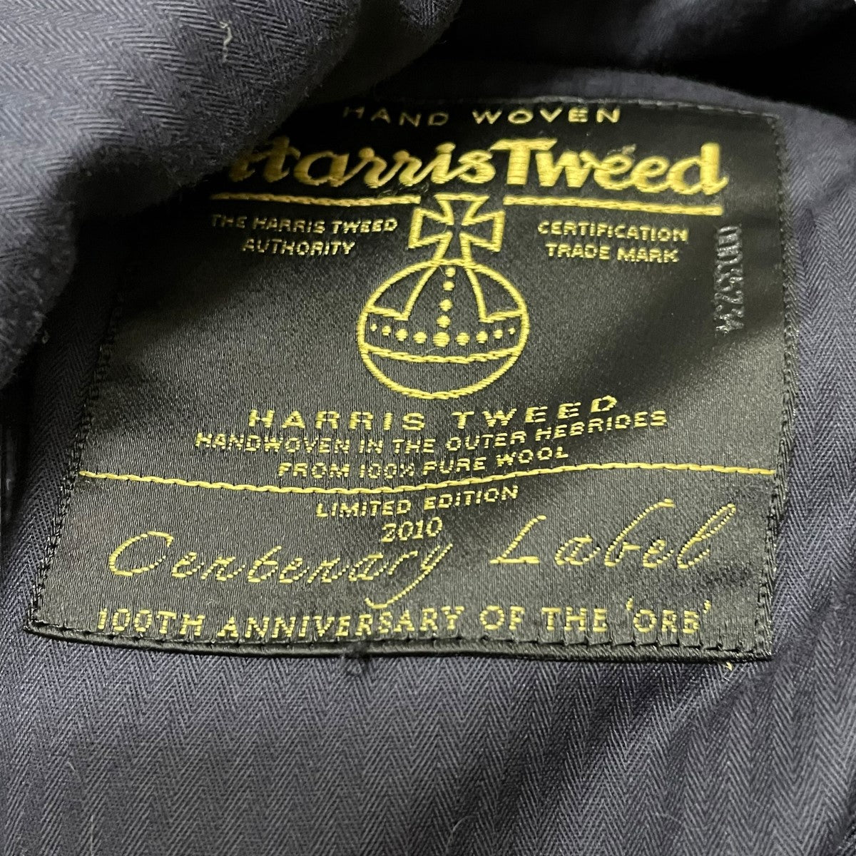 コート×HARRIS TWEED