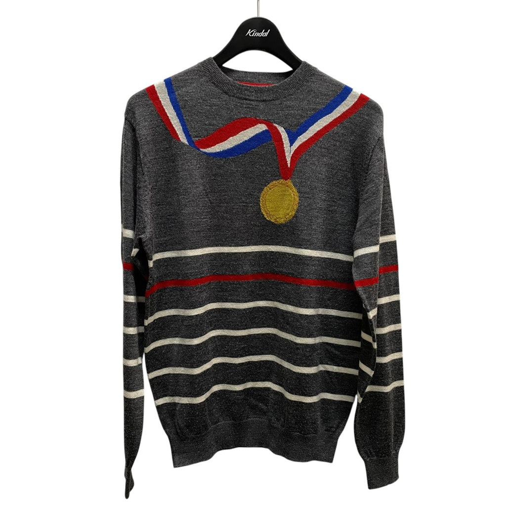 yoshio kubo(ヨシオクボ) ニットYKF14811 YKF14811 グレー サイズ 2  