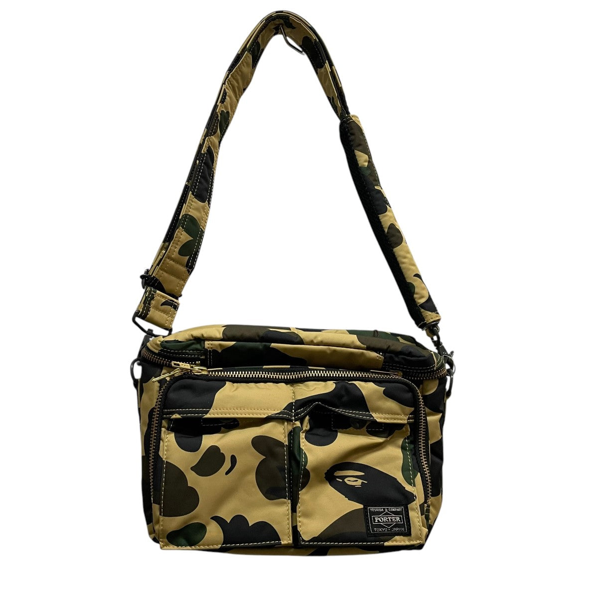 PORTER×A BATHING APE ショルダーバッグ6873-182-204 6873-182