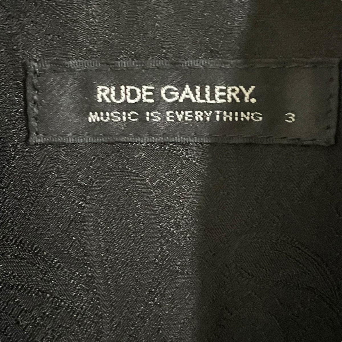 RUDE GALLERY(ルードギャラリー) ダブルライダースジャケット ブラック