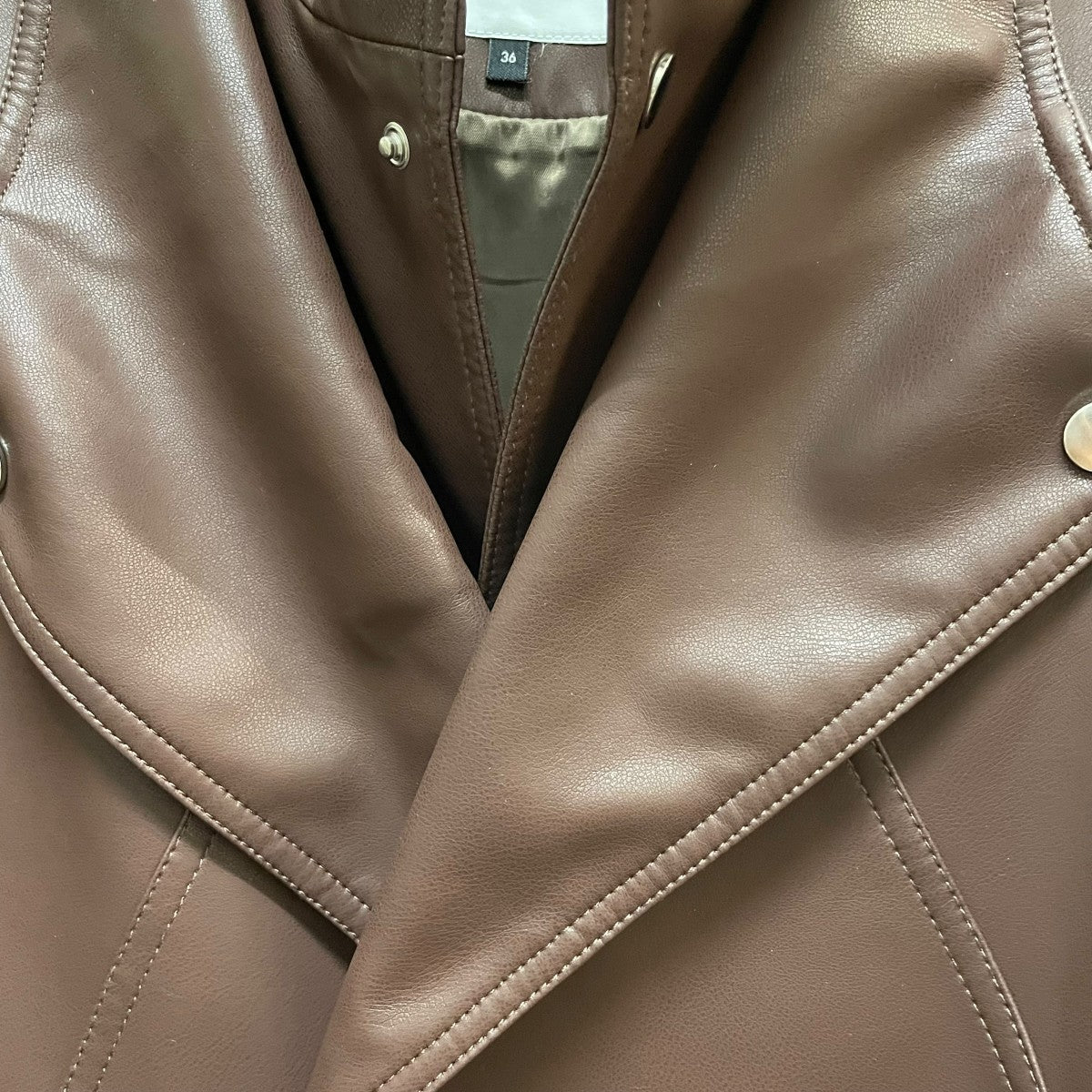 Faux Leather Biker Jacketフェイクレザージャケット24A64401