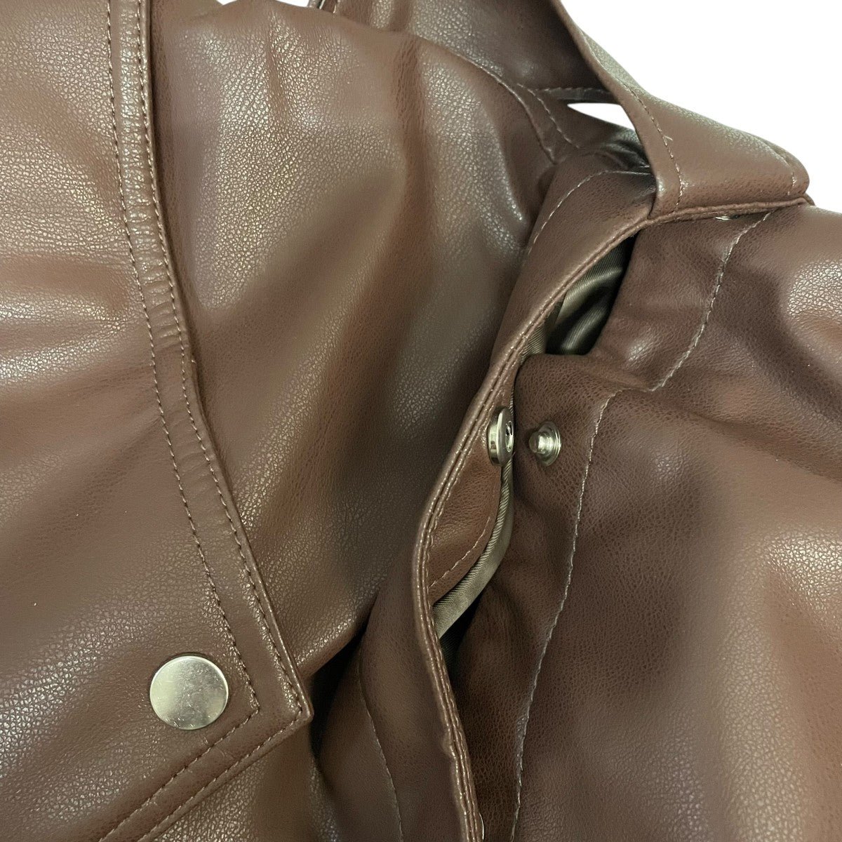 Faux Leather Biker Jacketフェイクレザージャケット24A64401