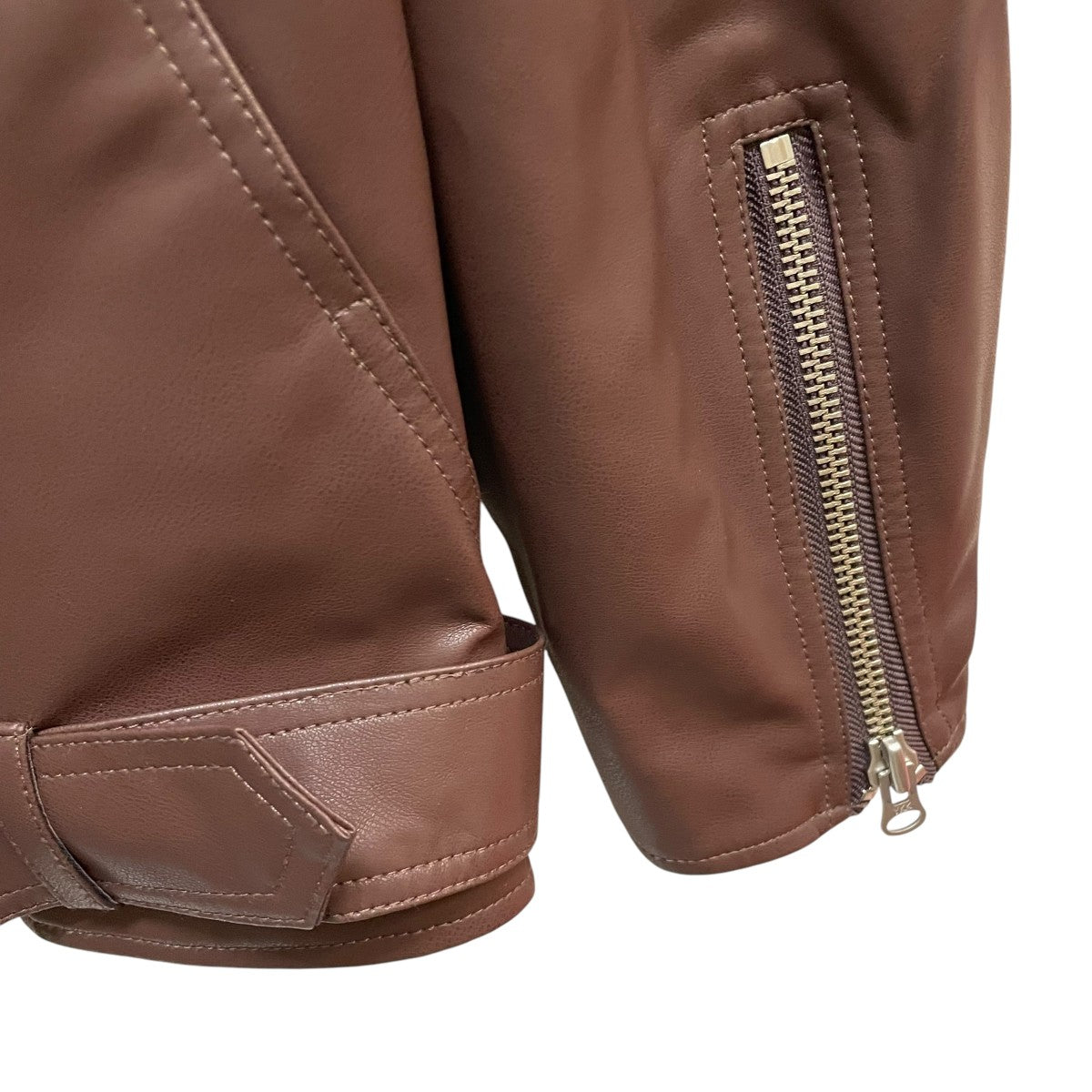 Faux Leather Biker Jacketフェイクレザージャケット24A64401