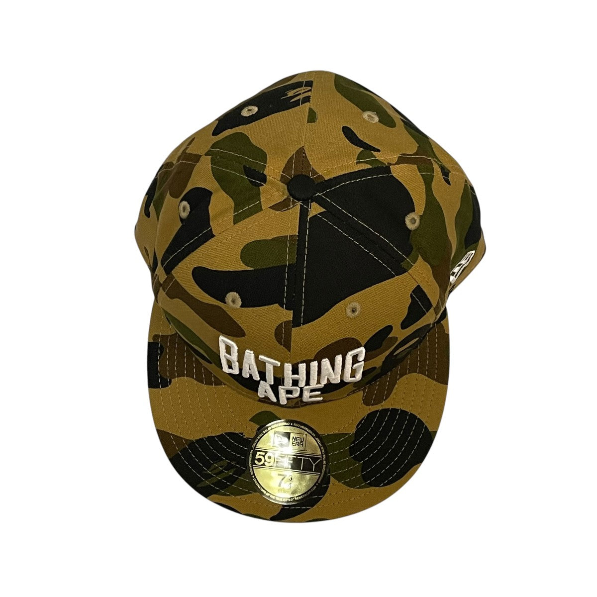 A BATHING APE(アベイシングエイプ) Yellow Camo Baseball Cap