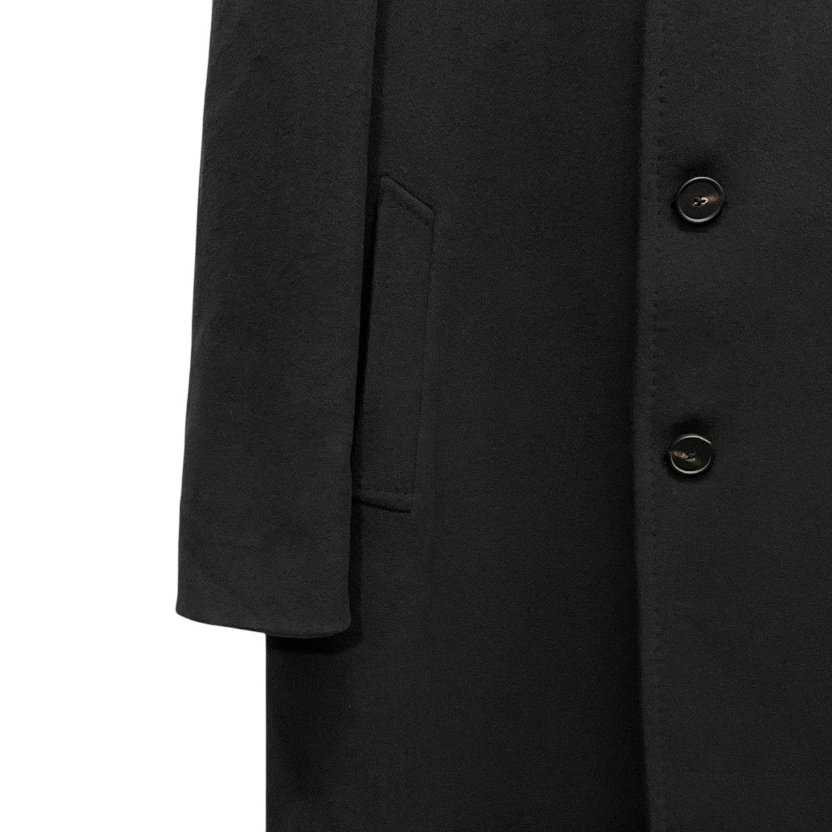 カシミヤフランネルソリッドチェスターコートコートCFBL13X