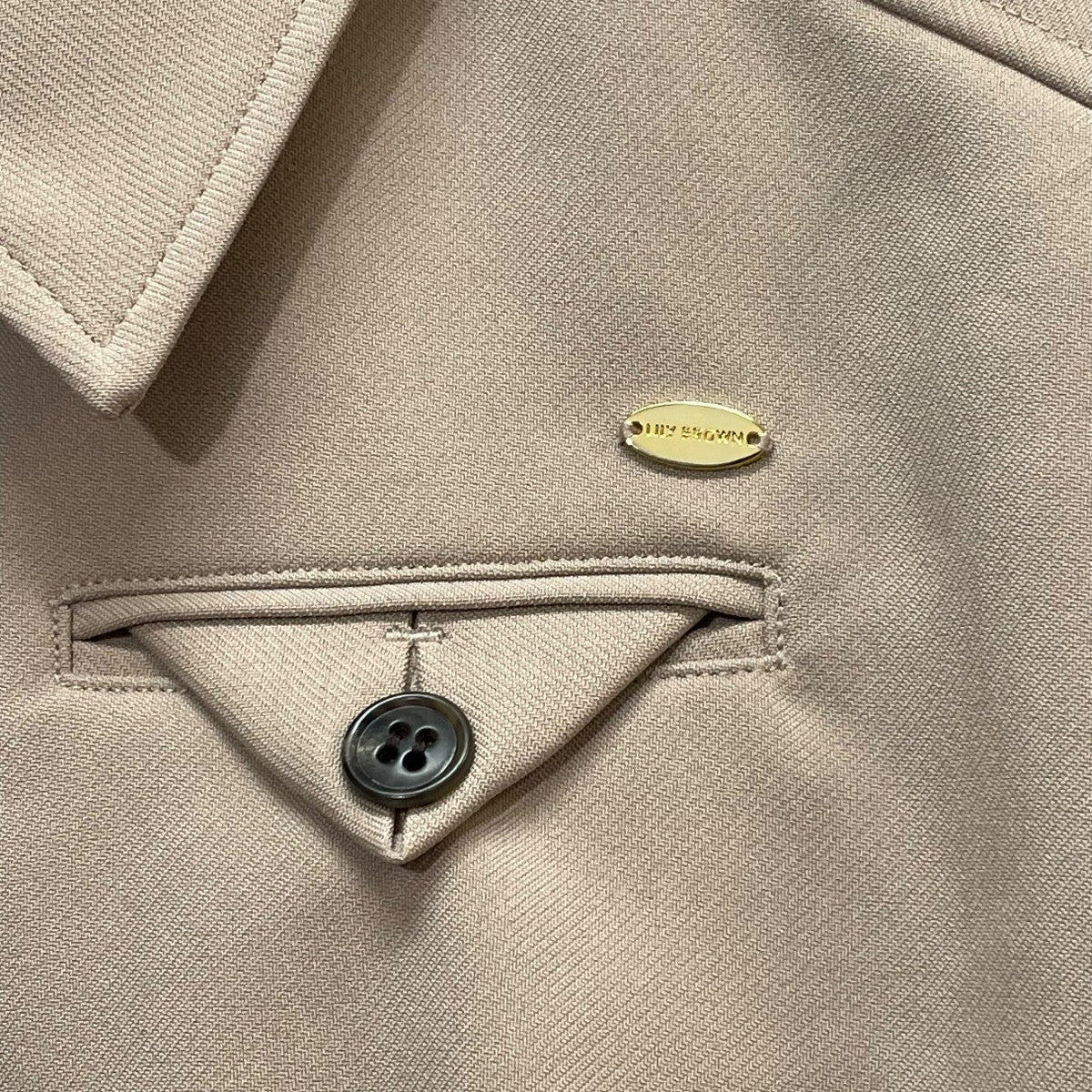 【新品タグ付】 リリーブラウン クロップドブルゾン 24SS LILY BROWN（リリーブラウン）の「クロップドブルゾン（ブルゾン