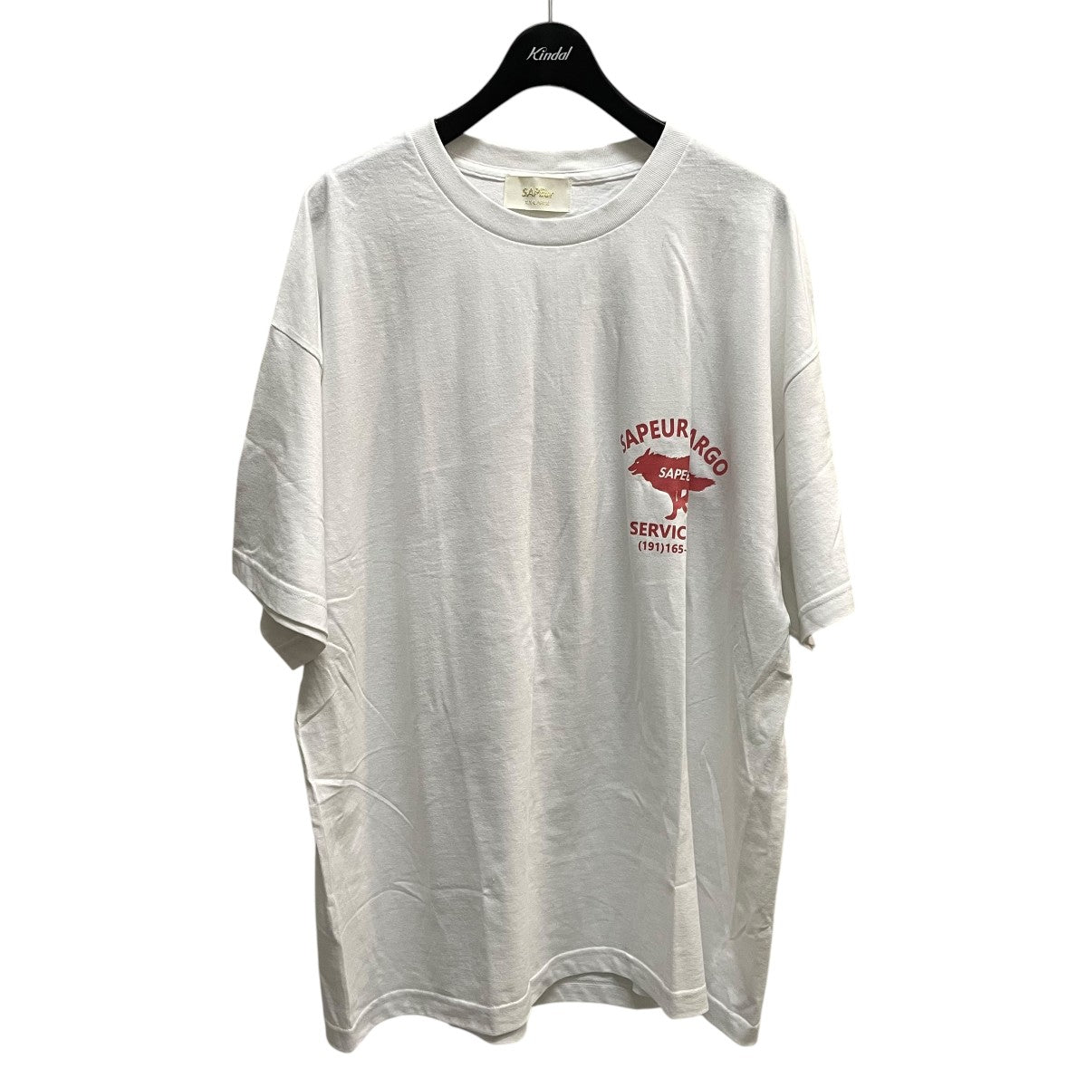 SAPEur サプール BLACK x BLACK Tシャツ Mサイズ - メルカリ