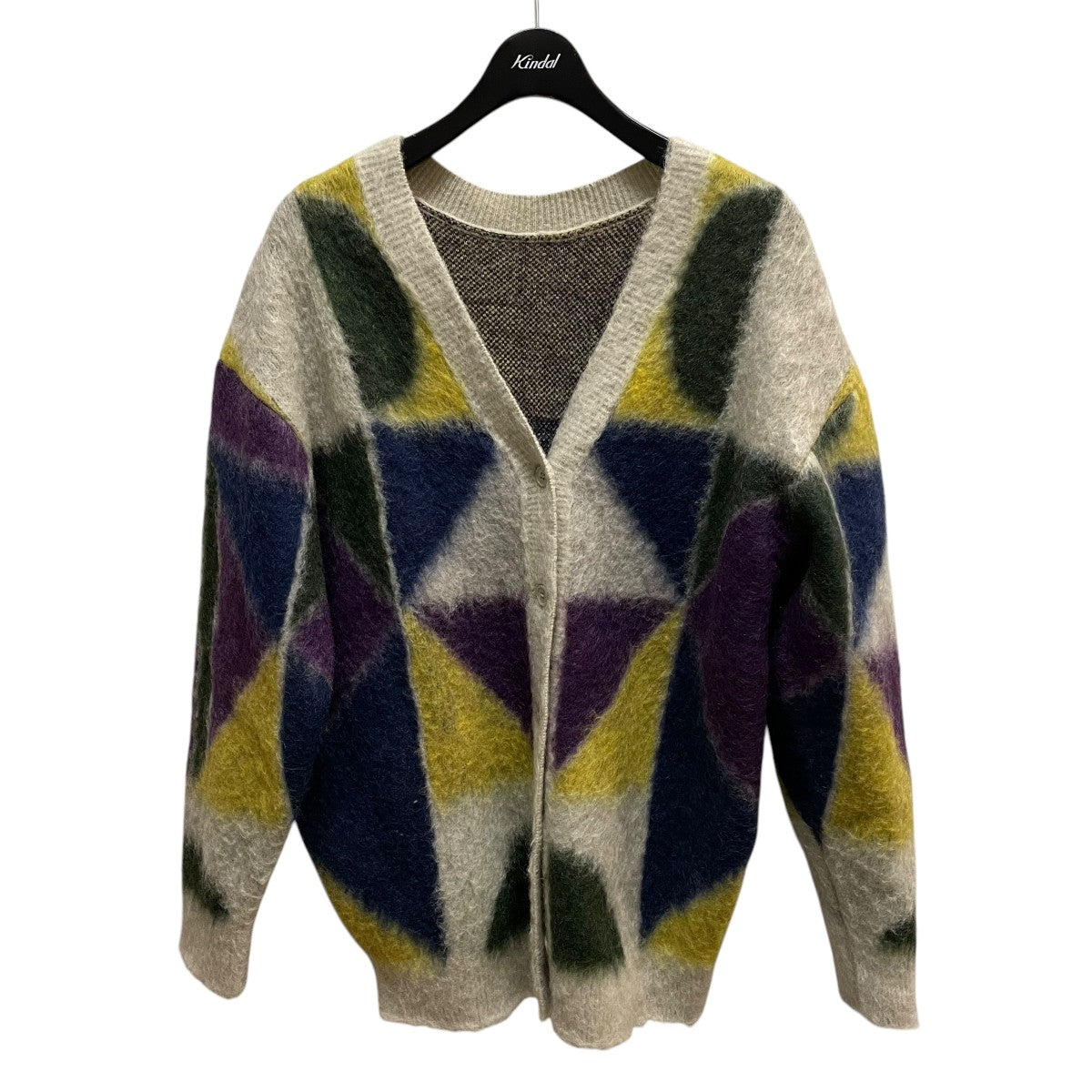COLOR BLOCK OVER KNIT CARDIGANカーディガン01220130150 22AW