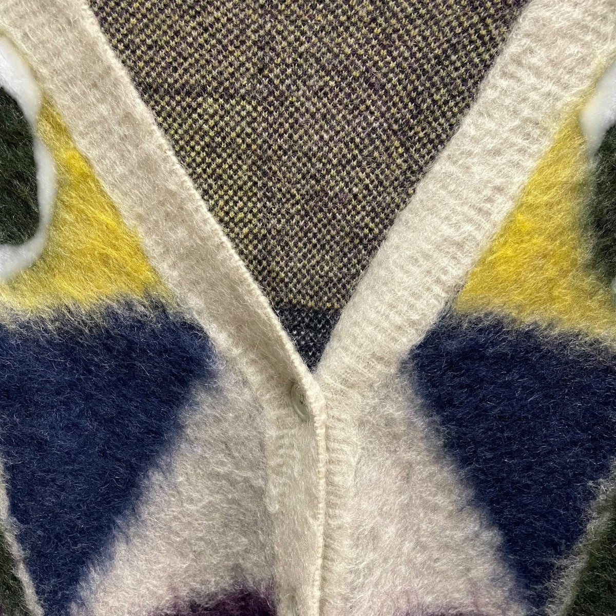 COLOR BLOCK OVER KNIT CARDIGANカーディガン01220130150 22AW
