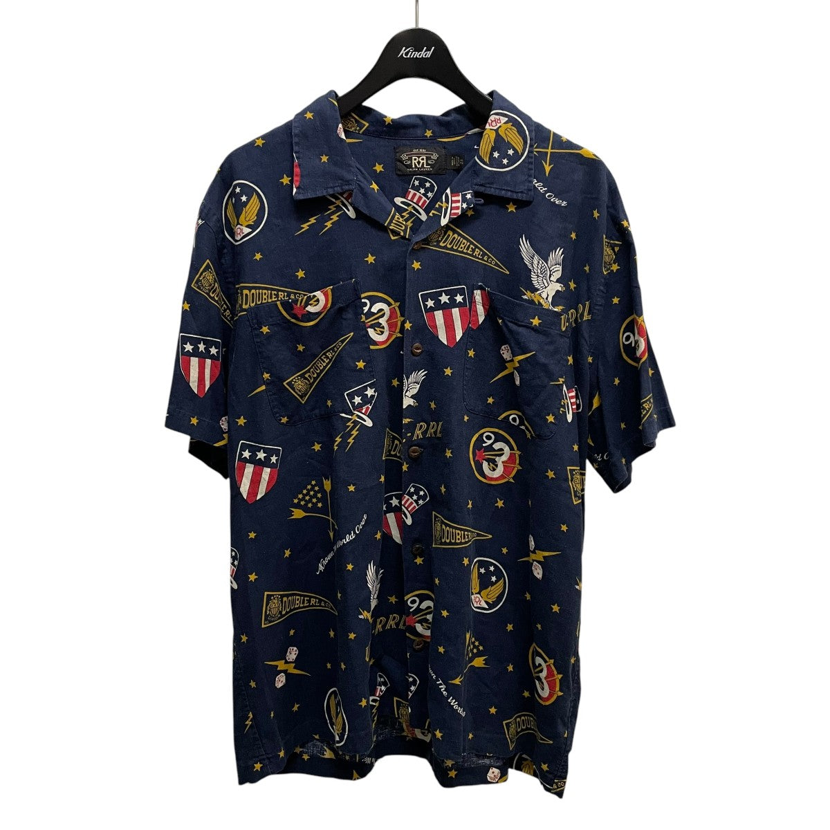 RRL(ダブルアールエル) DOBBY GRAPHIC OVERSHIRTドビー