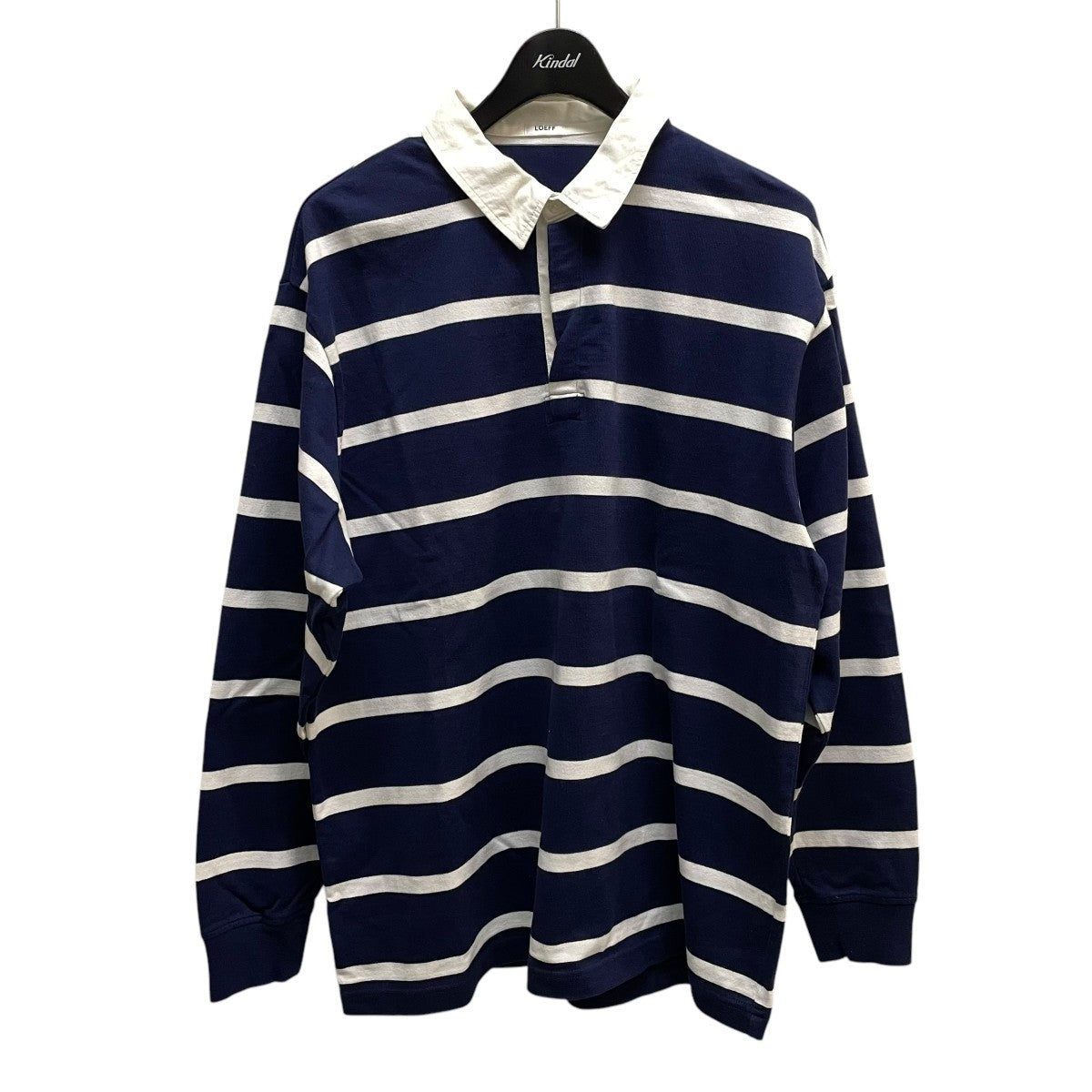 ロエフ LOEFF 長袖ポロシャツ 8882-699-0024 ネイビー サイズ：2 LOEFF(ロエフ) 長袖ポロシャツ8882-699-0024 8882-699-0024