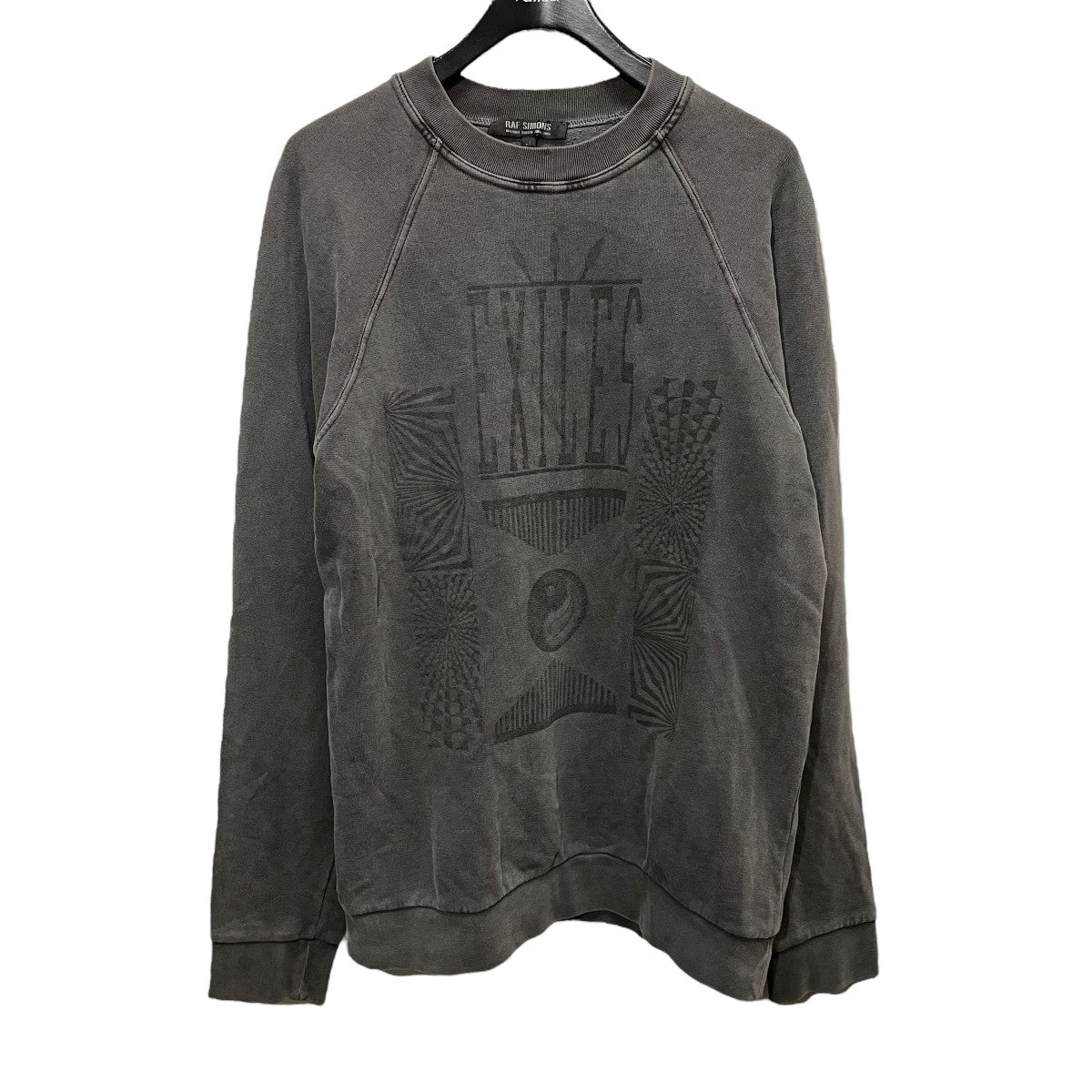 RAF SIMONS - RAF SIMONS ラフシモンズ スウェット S 紺 【古着