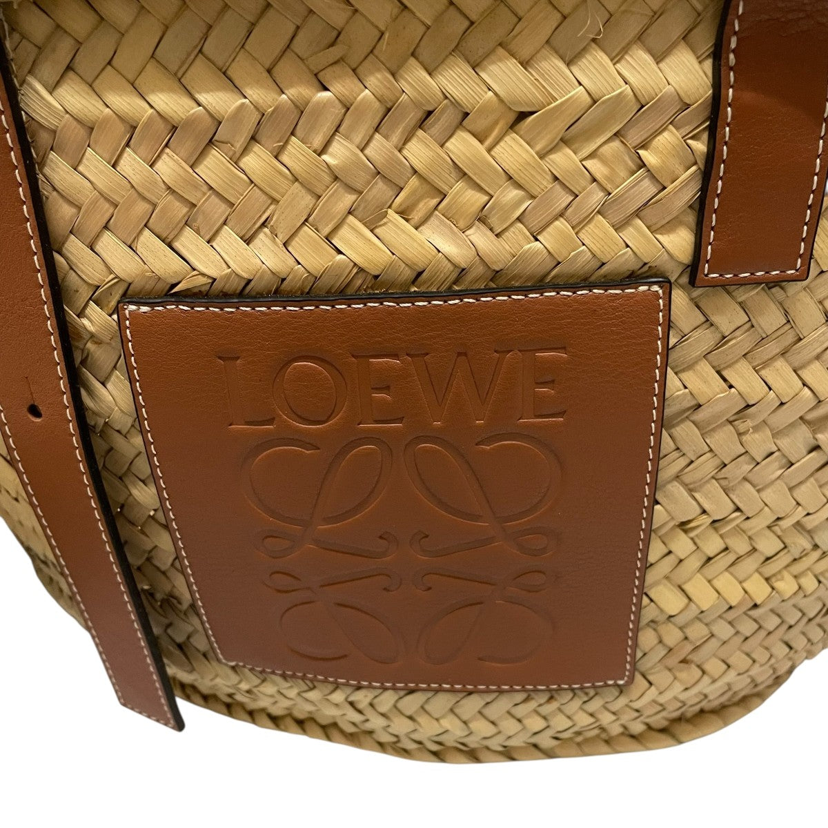 LOEWE(ロエベ) basket bag mediumカゴバッグ 181919 ベージュ