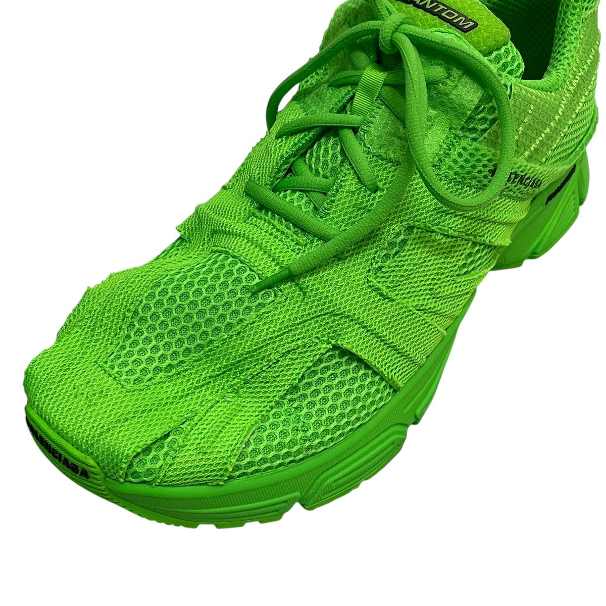 エレガント バレンシアガ スニーカー PHANTOM メッシュ ロゴ 緑 BALENCIAGA(バレンシアガ) PHANTOM SNEAKER 黄緑 サイズ 29cm