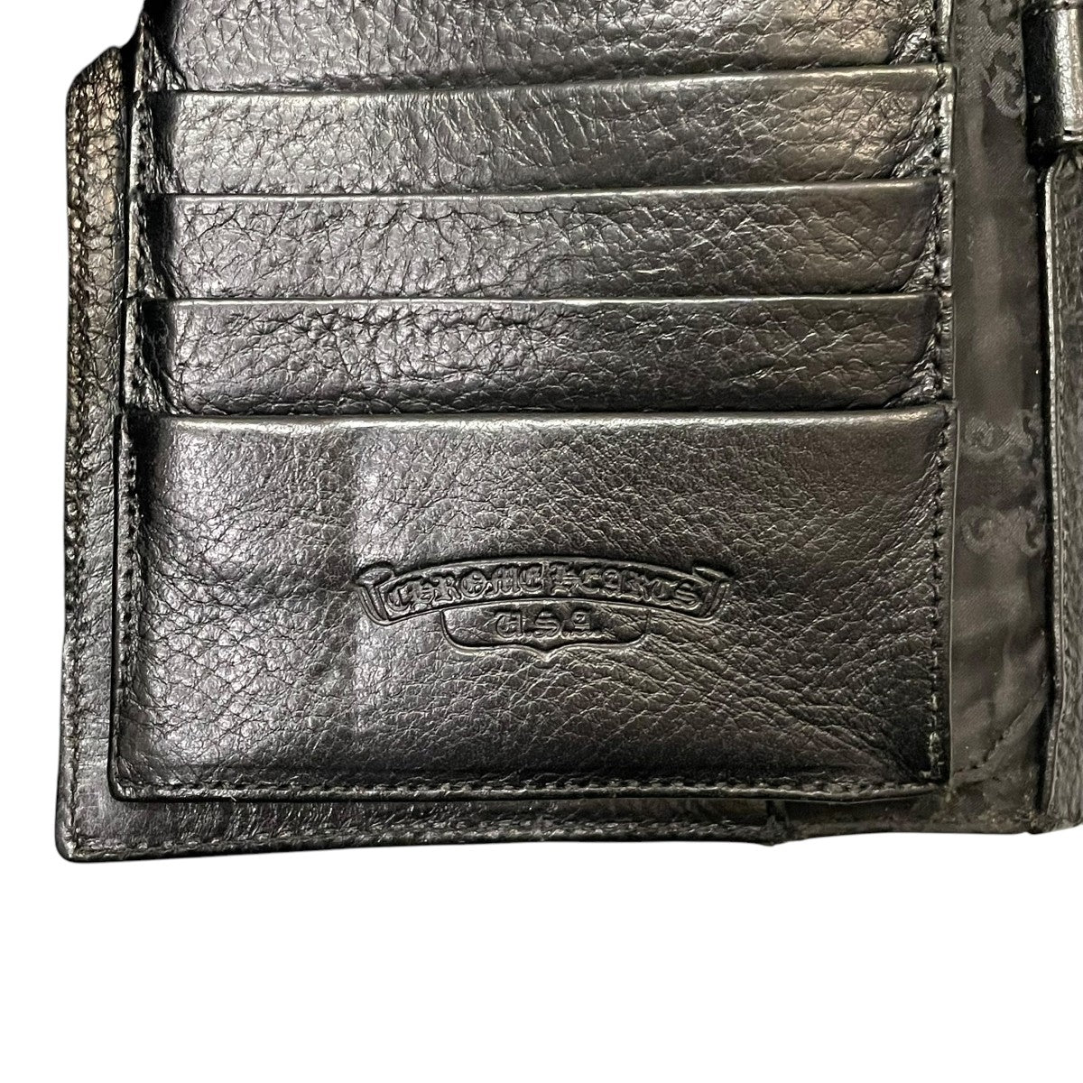 CHROME HEARTS WAVE CROSS BTN ウォレット 古着・中古-9枚目のアイテム画像