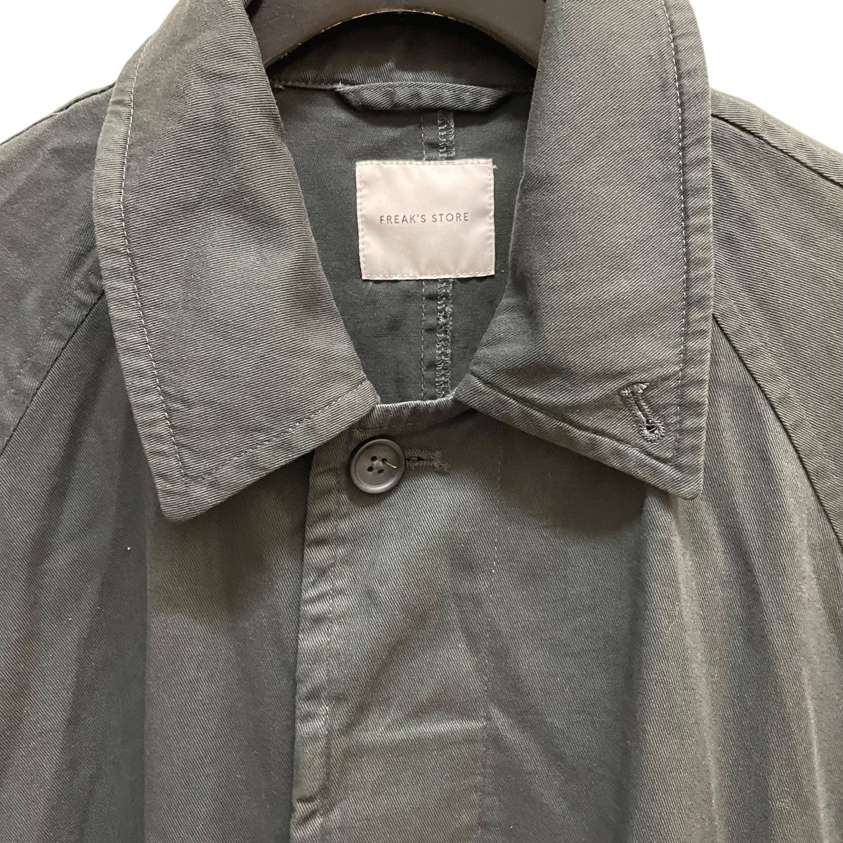 FREAK’S STORE 25SS フェード加工 ステンカラーコート 1052248900892 古着・中古-3枚目のアイテム画像