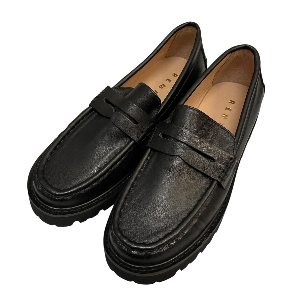 FRAMeWORK 　REMME/レメ ボリュームローファー　ブラック　38 フレームワーク FRAMeWORK ≪追加予約≫REMME/レメ ボリューム