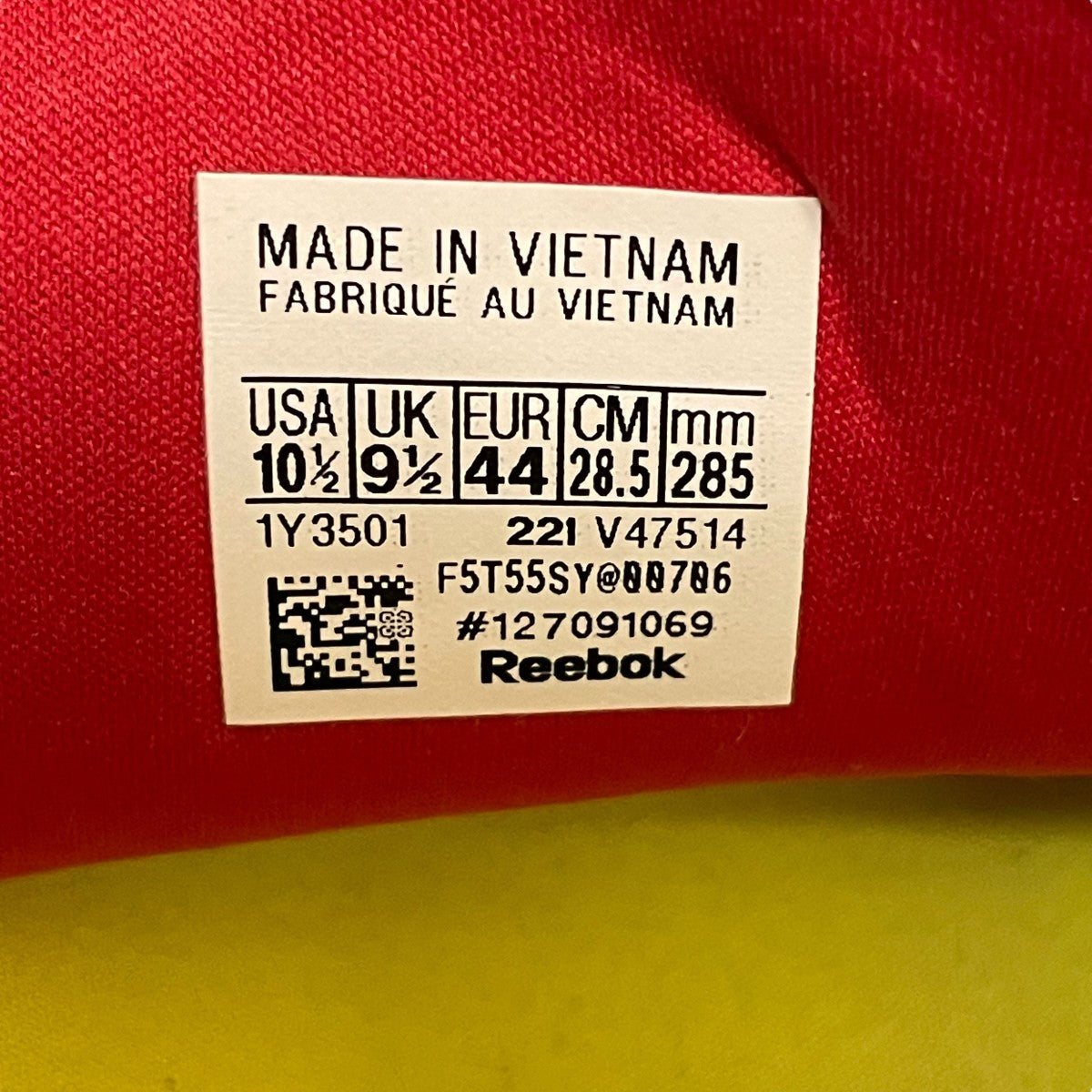 REEBOK(リーボック) INSTAPUMP FURY OG BLKスニーカーV47514