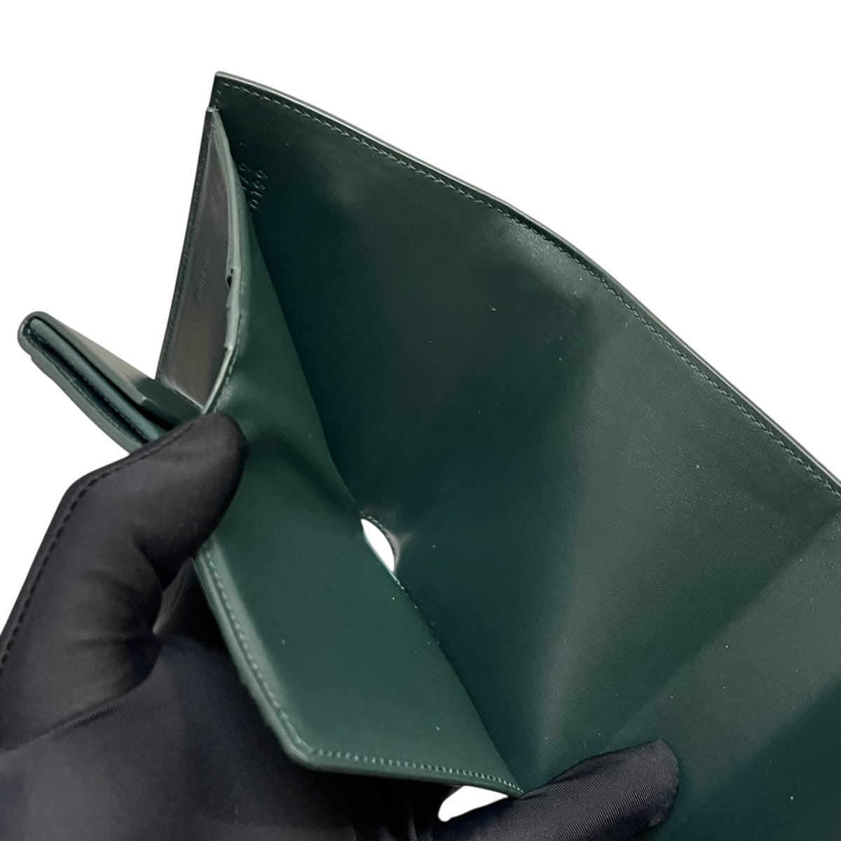 CELINE(セリーヌ) トリフォールドウォレット U-AT-0179 グリーン