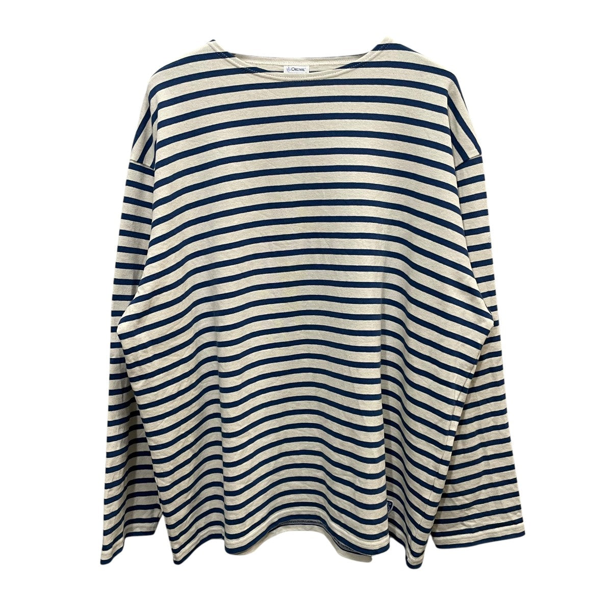 新品タグ付 オーシバル ORCIVAL ボーダー バスクシャツ 長袖 サイズ1 ORCIVAL(オーチバル) ボーダーバスクシャツIP52-01 IP52-01