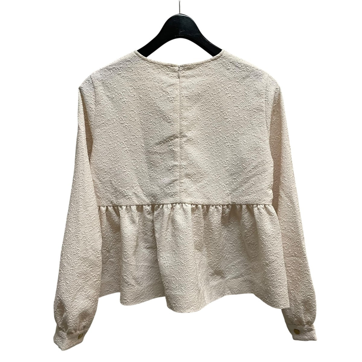 レリタージュ マルティニーク l’heritage martinique ラメリリヤーンVネックカーディガン A0333KCD286 ゴールド サイズ martinique(マルティニーク)｜【l'heritage martinique】ラメ