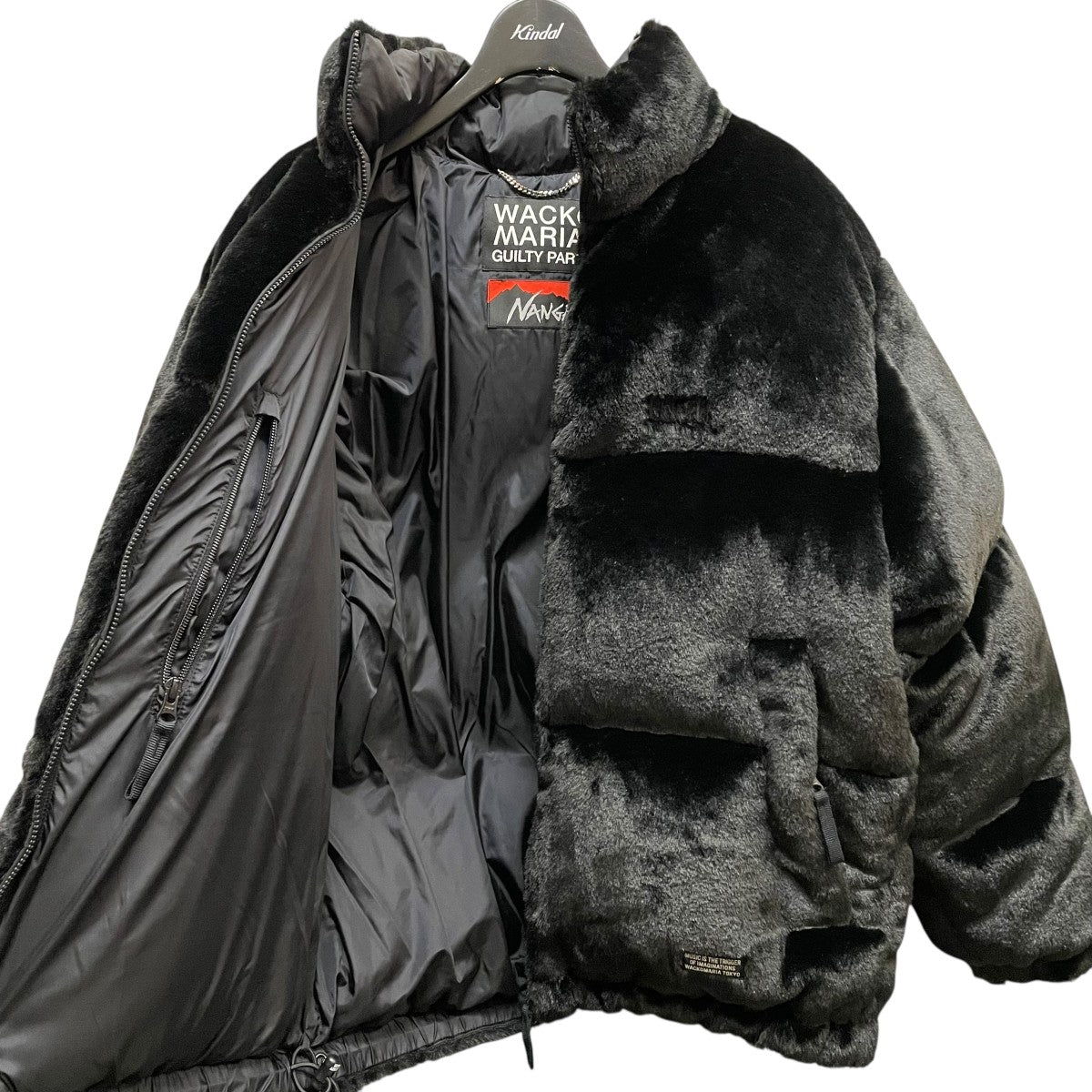 WACKO MARIA×NANGA 24-25AWファー ダウンジャケット 24FW-WMO-NA05