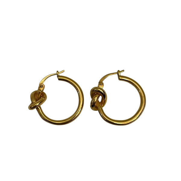 CELINE(セリーヌ) ノットスモールフープピアスSCA1233 SCA1233