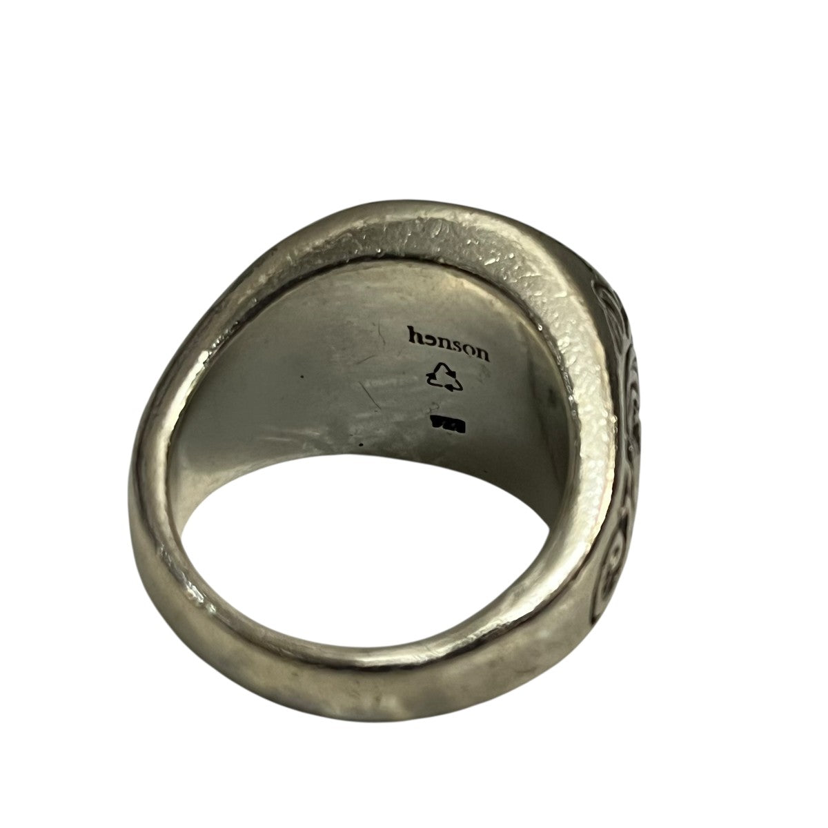 HENSON(ヘンソン) ENGRAVED ROUND SIGNET RING SILVERリング リング