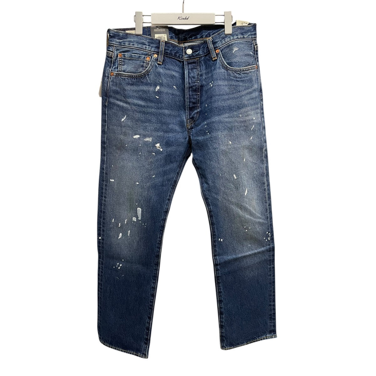 LEVIS 501ペンキ加工 デニムパンツ ジャーナルスタンダード別注 LEVI'S(R) / リーバイス(R) 別注 501(R) Selvedge INDIGO L28