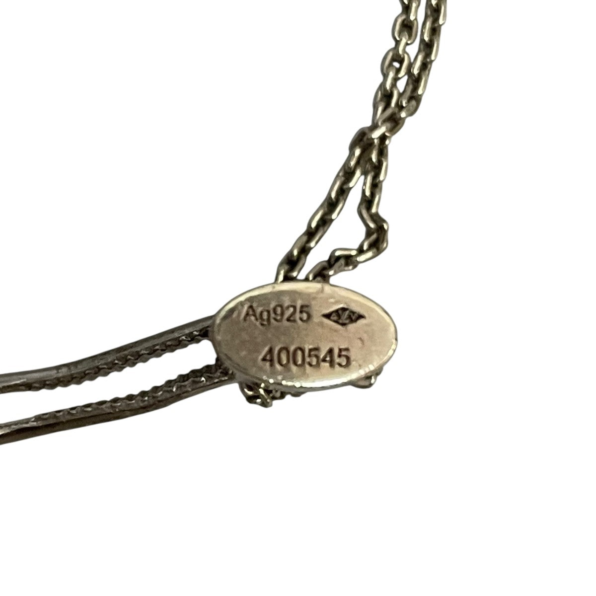 LOUIS VUITTON パンダンティフシルバーロックイットネックレスQ93559 古着・中古-4枚目のアイテム画像