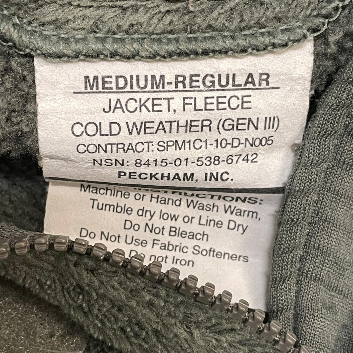 US．ARMY(ユーエスアーミー) フリースジャケット8415-01-538-6742 8415