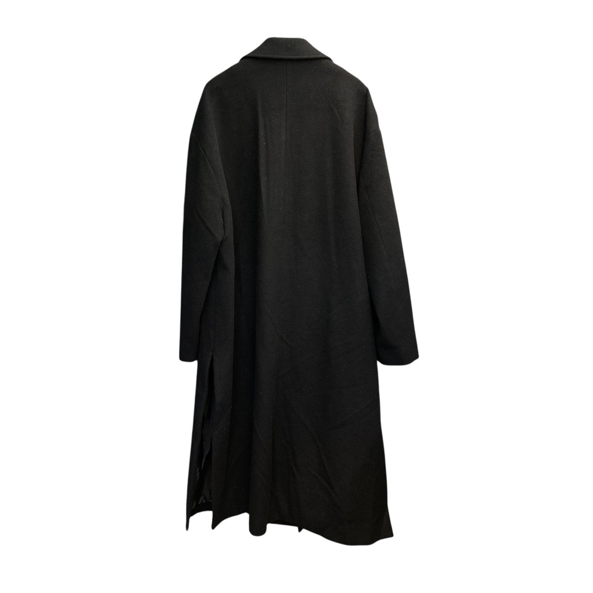 CULLNI ラムウールメルトンタイロッケンコート CULLNI クルニ Lamb Wool Melton Chester Long Coat BLACK 22-AW