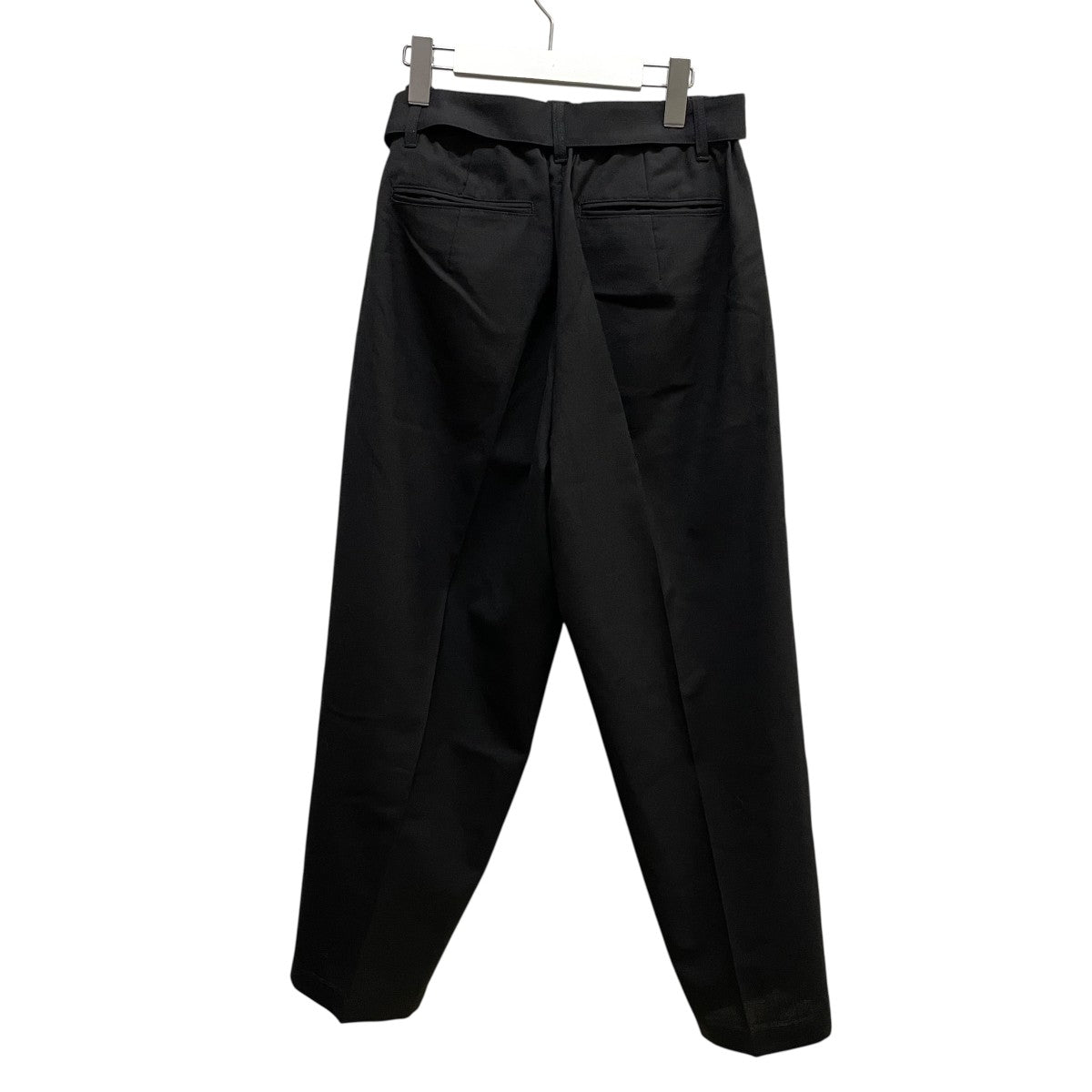 【公式購入・新品タグ付】Eaphi WOOL BELTED PANTS Worsted Belted Tuck Pants - SALE