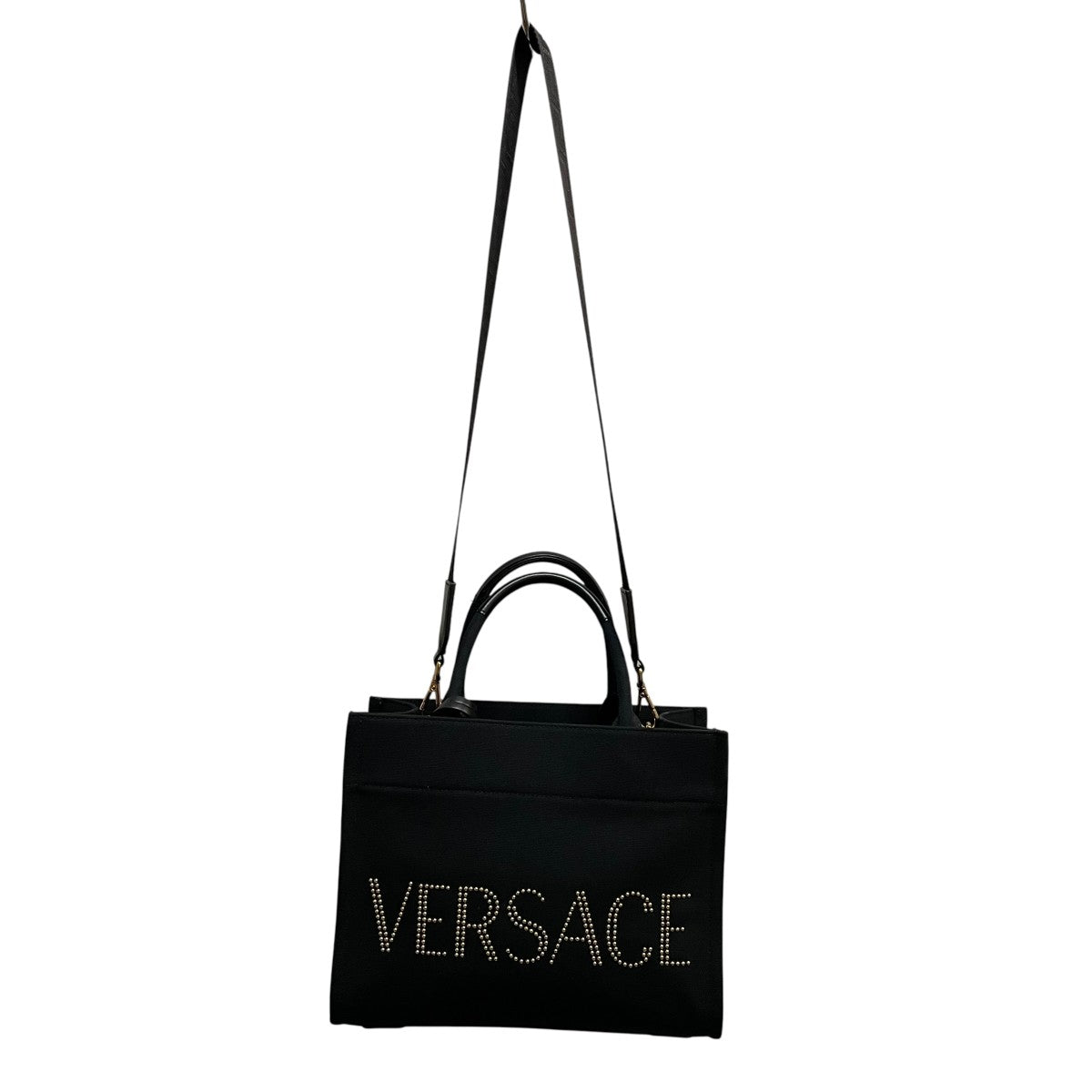 ♡美品♡Versace ブラック ショルダーバッグ 90_1020089-
