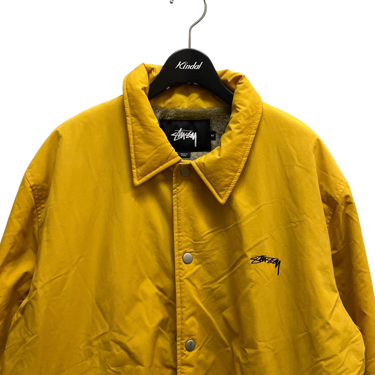 stussy(ステューシー) ボアコーチジャケット マスタード サイズ