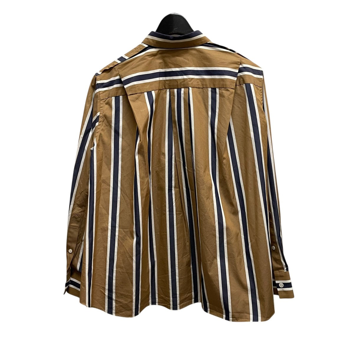 sacai(サカイ) ストライプシャツ20-05080 20-05080 ブラウン
