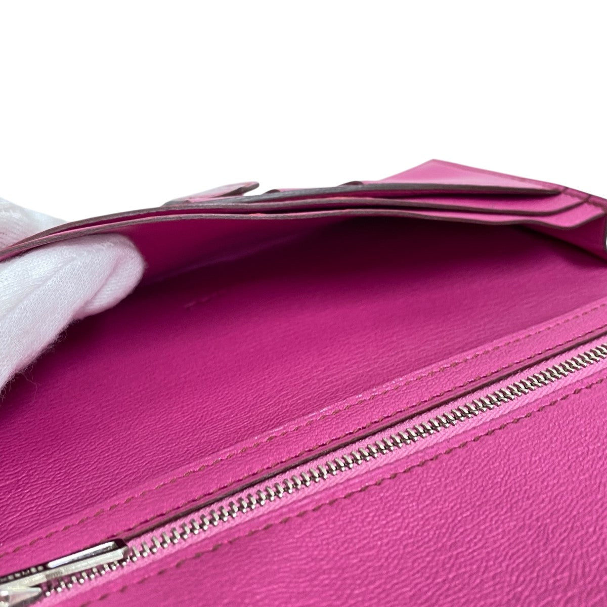 美品 HERMES エルメス バスティアケース ローズパープル エルメス<br>バスティア コインケース<br>ヴェルソ<br>ヴェール