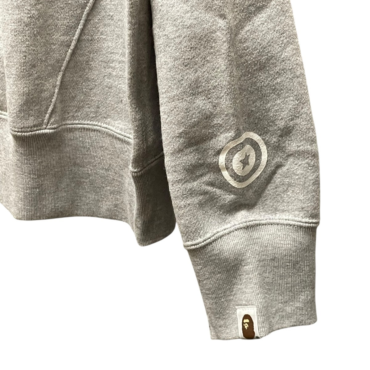 A BATHING APE グレー パーカー　Lサイズ A BATHING APE(アベイシングエイプ) タイガーパーカー グレー