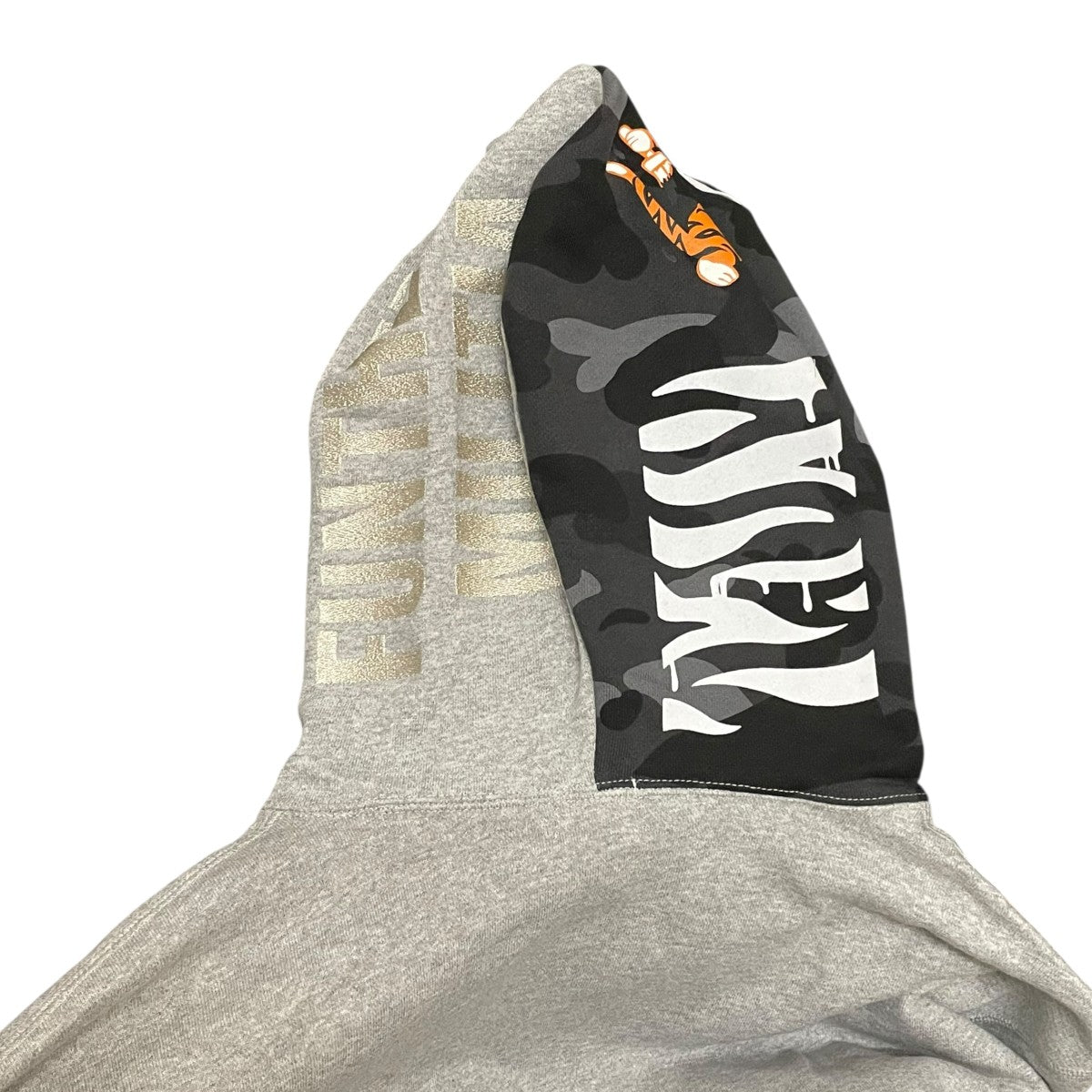 A Bathing Ape フルジップパーカー M グレー　タイガー ☆初期☆ タイガー パーカー Mサイズ グレー tiger full zip