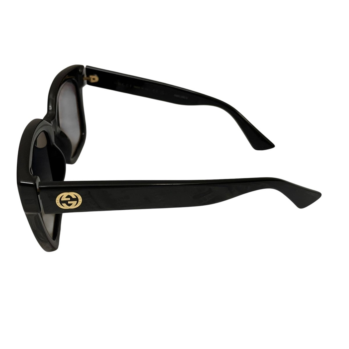 美品　グッチ　GUCCI　サングラス　グラサン　アイウェア　スモークレンズ　黒 GUCCI(グッチ) BLACK GREY POLARISED偏光レンズサングラス