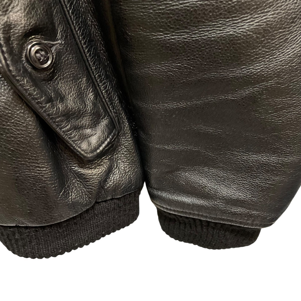 Schott×Supreme 16SSLeather Harrington Jacketレザージャケット 古着・中古-5枚目のアイテム画像