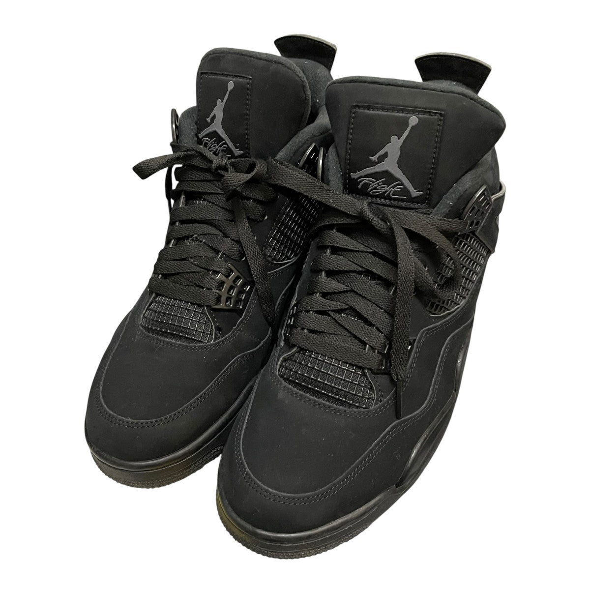 NIKE Air Jordan ブラック ハイカット シューズ NIKE(ナイキ) Air Jordan 4 Black Catハイカットスニーカー