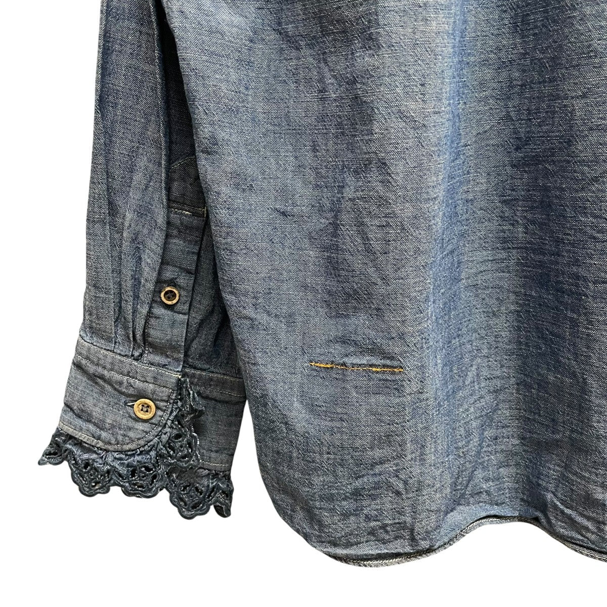 45R(フォーティファイブアール) 23SS ダンガリーのカットワーク