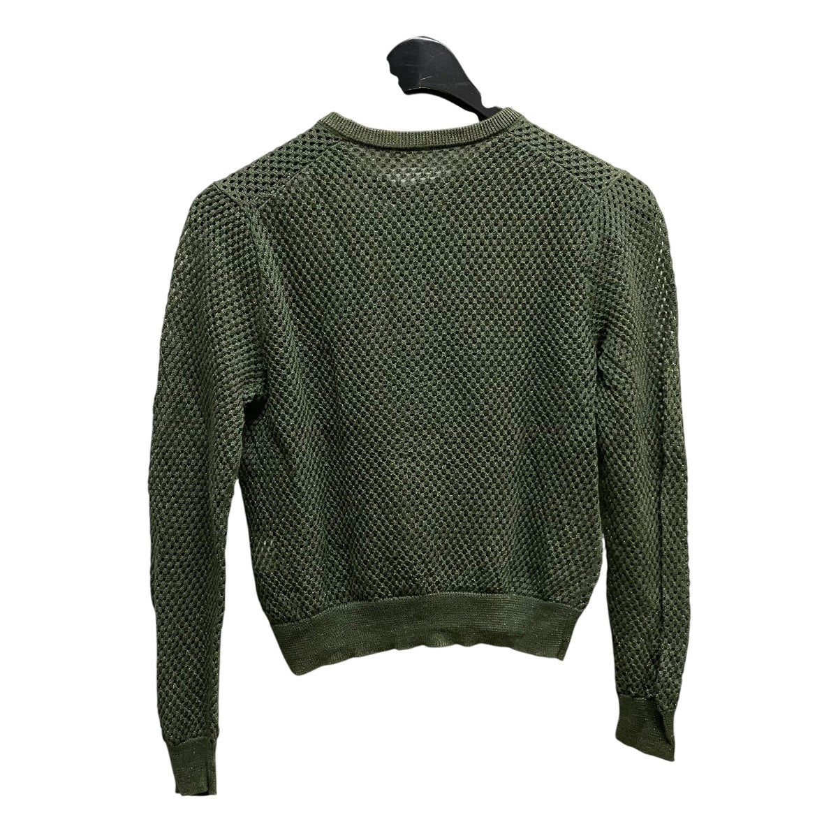 MACPHEE 24SSリネンメッシュクルーネックカーディガン12-02-42-02504 古着・中古-2枚目のアイテム画像