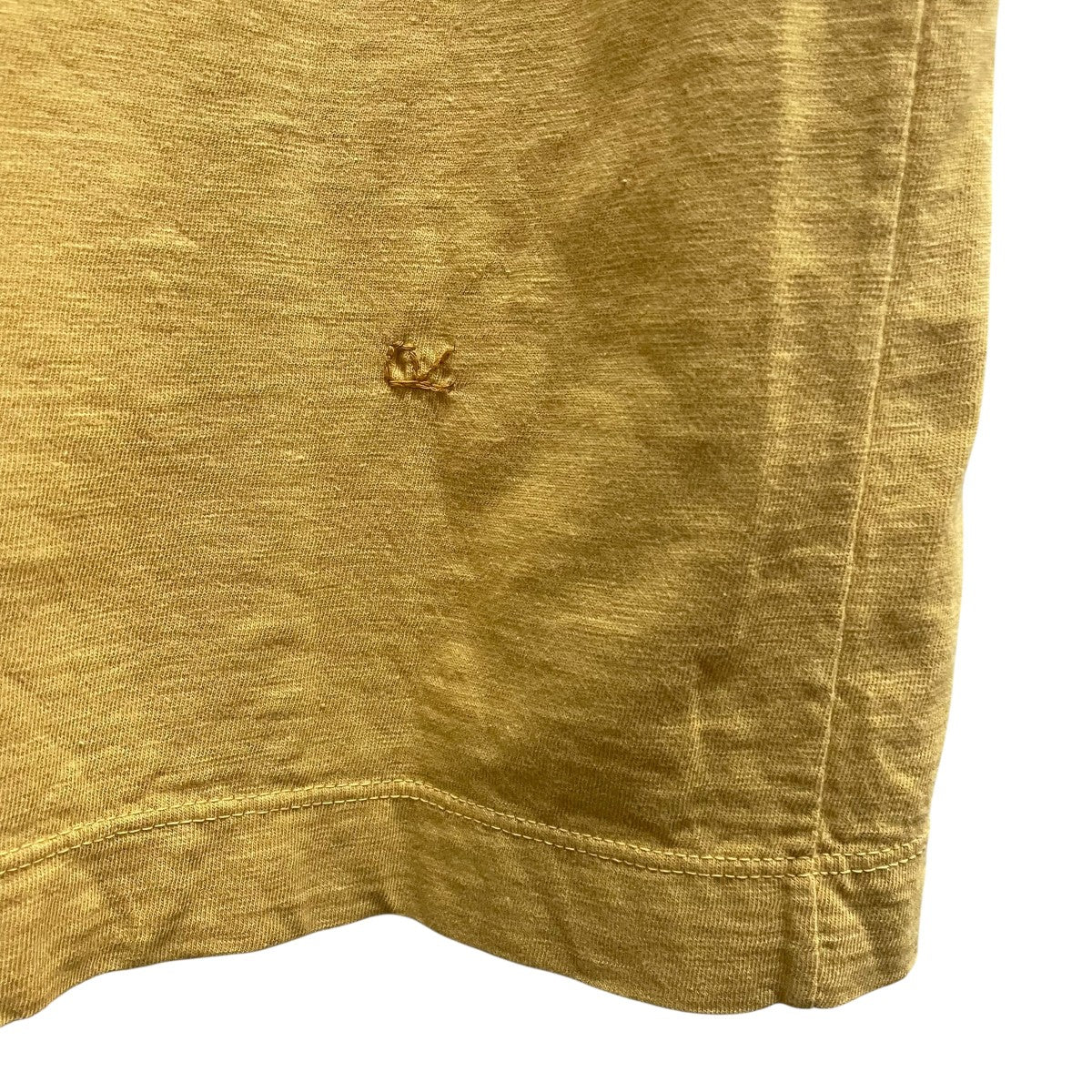 フォーティファイブアール 45R ブルフラワープリントの908Tシャツ 半袖カットソー イエロー サイズ：1 45R(フォーティファイブアール) ブルフラワープリントの908T