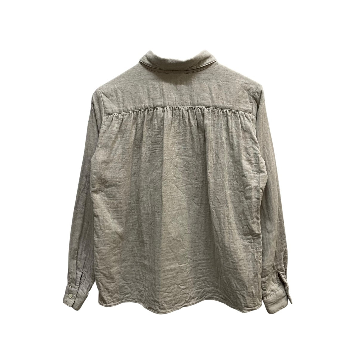 スリードッツ THREE DOTS Double gauze shirts KB2001Y ベージュ サイズ：S THREE DOTS(スリードッツ) Double gauze shirts KB2001Y KB2001Y