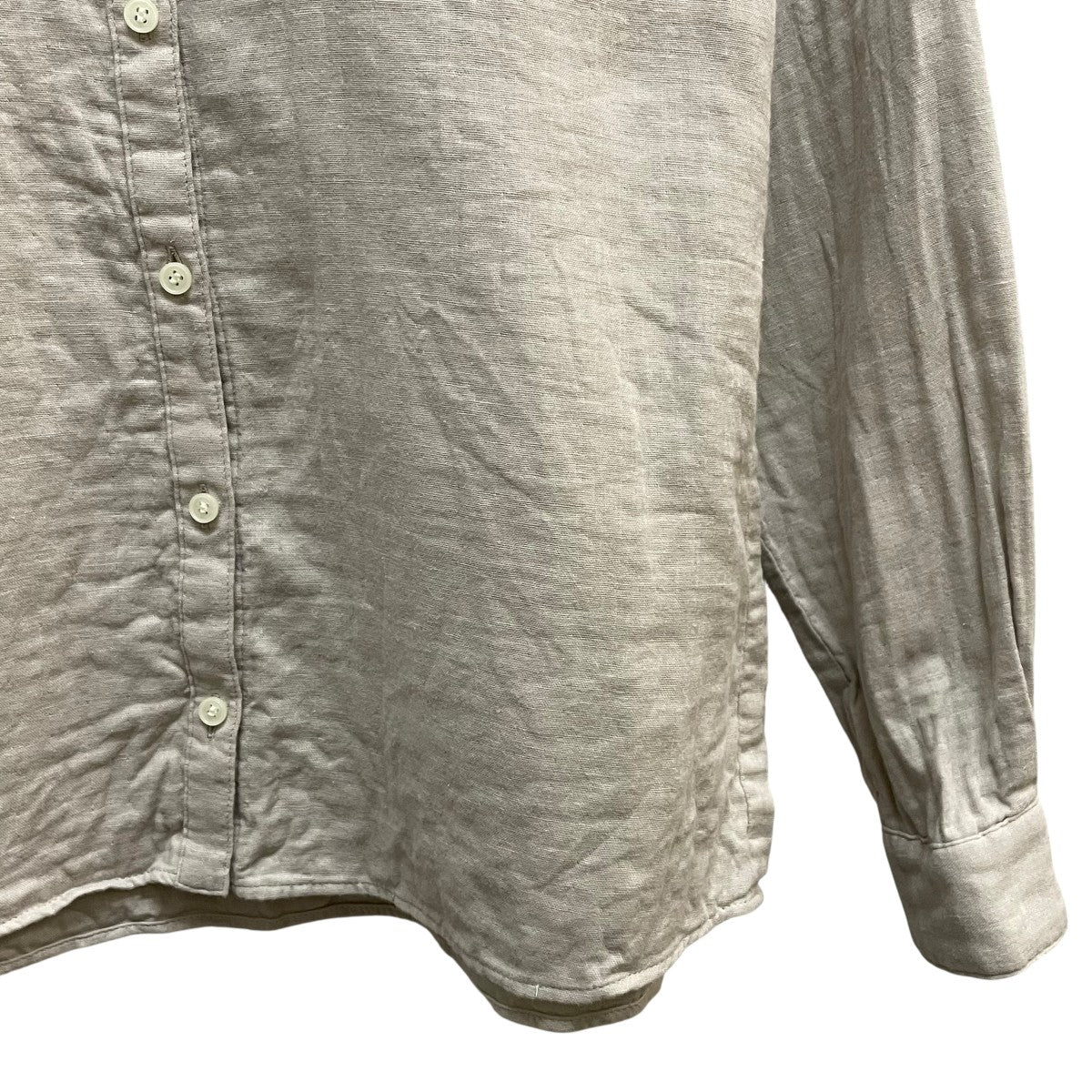 スリードッツ THREE DOTS Double gauze shirts KB2001Y ベージュ サイズ：S Double gauze shirts｜スリードッツ オフィシャルオンラインショップ