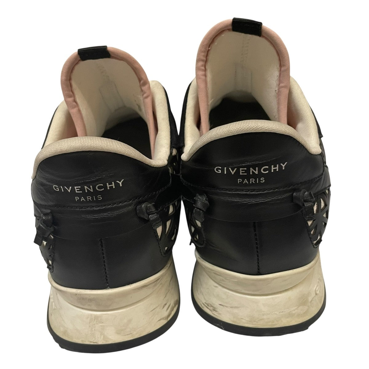 Black and pink runner sneakerスニーカーBE09195145